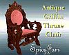 Antq Griffin Throne Chr9