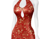 cK Qipao Asian Red