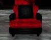!R! Red/Black Vamp Chair