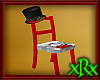 Snowman Hat Chair Red