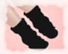 A: Black sock boot