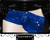 Pvc Gothik Short Blue