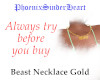 Beast Necklace Gold