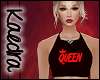 K| Queen Top Red
