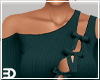 Teal Bow Tie Sweater