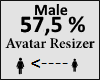 Avatar scaler 57,5% Male