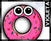 Cartoon Pink Donut Avatar
