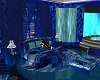 Blue romantic room