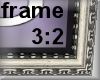 ornate silver frame 3:2