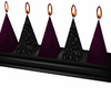 elegant purp/black candl