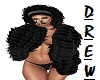 Dd-Fur Coat Black