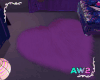 FurryHeartRugPink