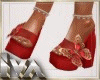 Iva Red Butterfly shoes