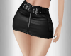 [A]Black Leather Skirt
