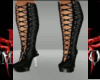 [RD]black lace boots