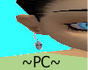 ~PC~ skullies earrings