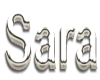 Sara name sticker