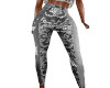 TEF SILVER AND LACE PANT