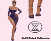 Zz|RAWRated Dress- Navy