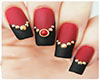 Deco Black&Red Nails