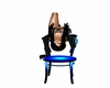 Blue Sexy Chair Pose LD