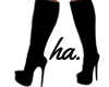 ha. Tall Black Boots