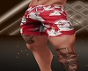 serk shorts red+tattoo