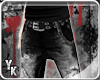 [YK] Grunge Jeans Black