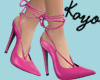 0123 Braided Pumps Pink