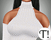 T! White Knit Dress