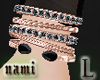 Lilly L Bracelets Black