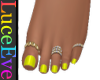 Yellow Nuria Feet