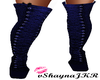 (S) BOOTS DARK BLUE