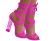pink lucite heels