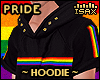 ! Pride Black Hoodie M