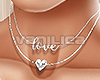 🤍 Love Necklace