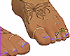 white summer toes