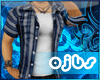 [ojbs] G-blue-Open Shirt