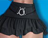 Ruffled Skirt Black