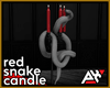 AX Red Snake Candle