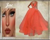 J~BALL GOWN FULL CORAL