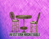 Lx WESTERN HIGH TABLE