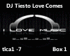 dj Tiesto Love Comes p1