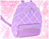 Lavender Plaid Backpack