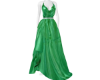 Green Xmas Cowl Gown