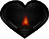 Black Heart Fireplace