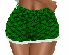 GREEN  X_MAS Shorts