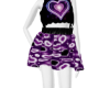 purple heart dress