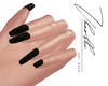 blk perl nails