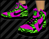 Green/Purple Zebra Kicks